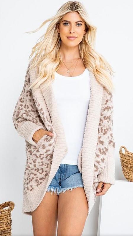 Tessa Cardigan - Taupe