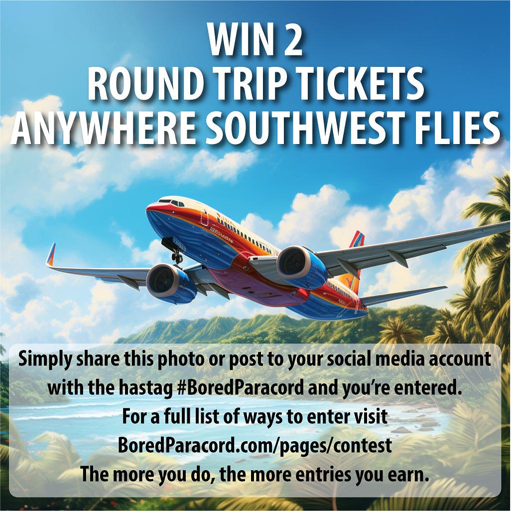 🌟 Win 2 Round Trip Tickets! No Joke, Details Inside 🌍 + New   Tutorial Alert! 🎥 - Bored Paracord