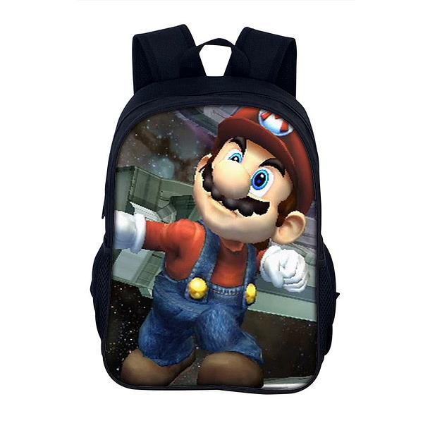 Super Mario Bros. Luigi Backpack High Capacity Game Cartoon Schoolbag