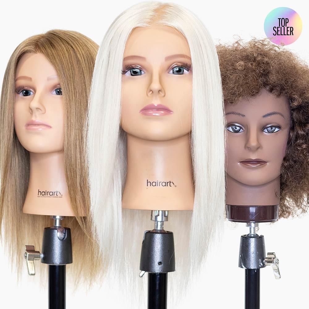 Nico 24 inch Blonde Mannequins for Up Dos [100% Human Hair Mannequin]