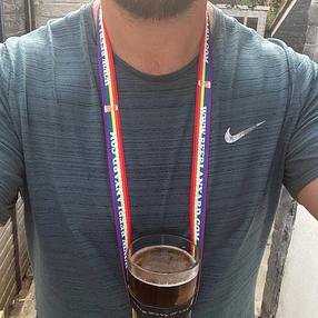 Rainbow Limited Edition Beer Lanyards x 4