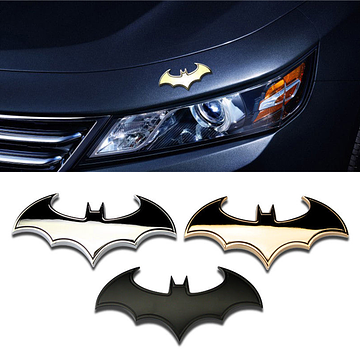 1 Set 3D Bat Auto Emblem Car Badge