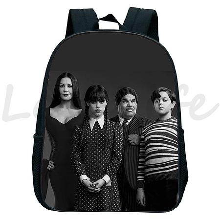 Cosplay TV Drama Small Backpack Wednesday Addams Schoolbag Primary School Students Rucksack Kids Boys Girls Kindergarten Bookbag