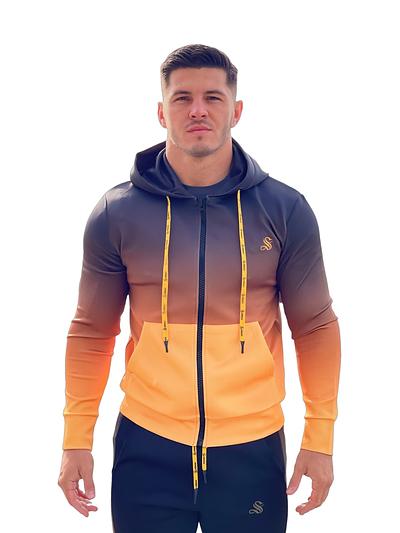 Hines - Black/Yellow Hoodie for Men