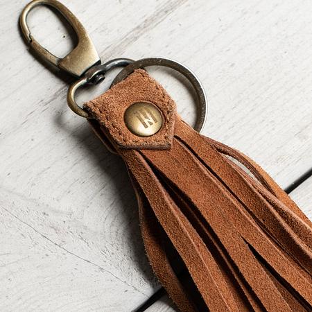 Western fringe keychain