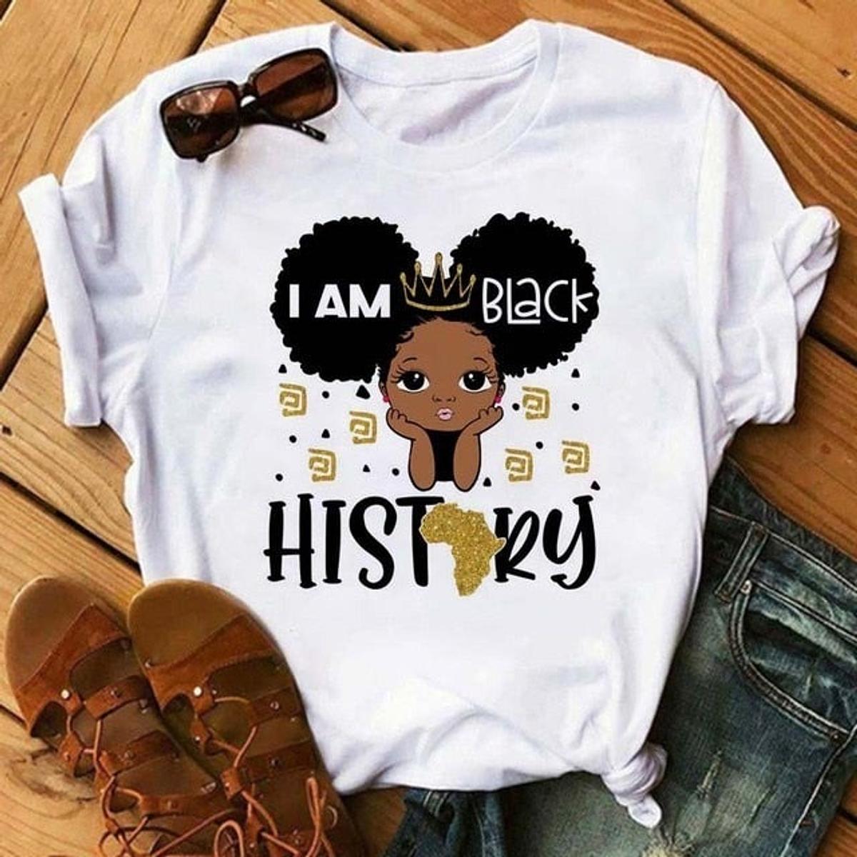Cute Melanin Princess T-shirts - Over 20 Designs Available