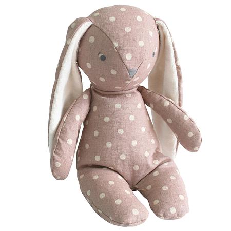 Bunny Linen Floppy Mauve Spot