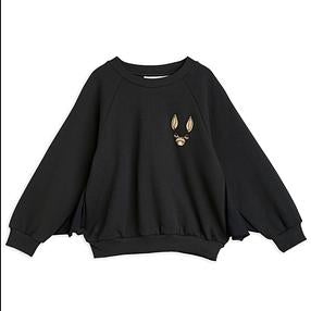 Mini Rodini Bat Winged Kids Sweatshirt | black