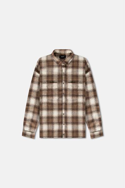 Flannel Shirt - Beige