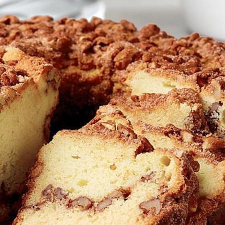 Traditional Cinnamon Walnut Coffee Cake