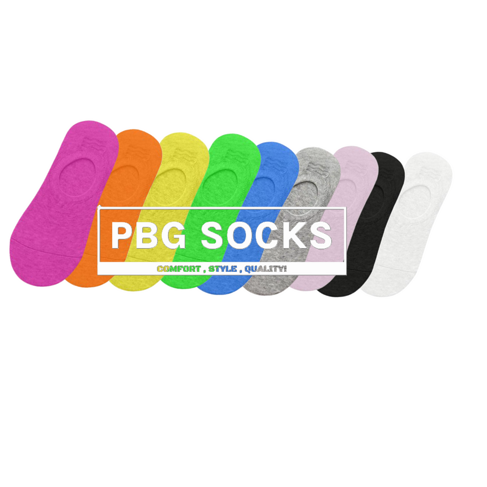 PBG Women&#39;s Socks No-Shows Sizes 9-11