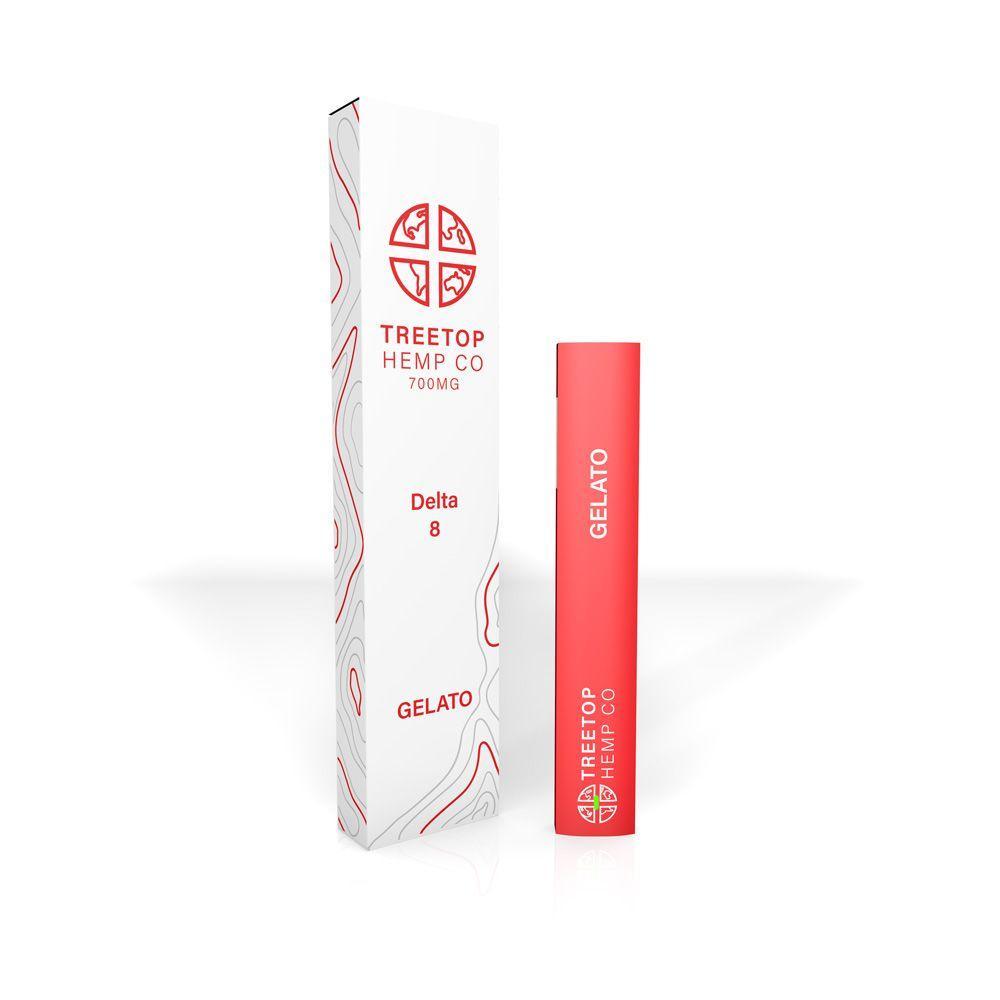 Treetop Hemp Co – Delta 8 Disposable Vape Pen (700mg) - Gelato