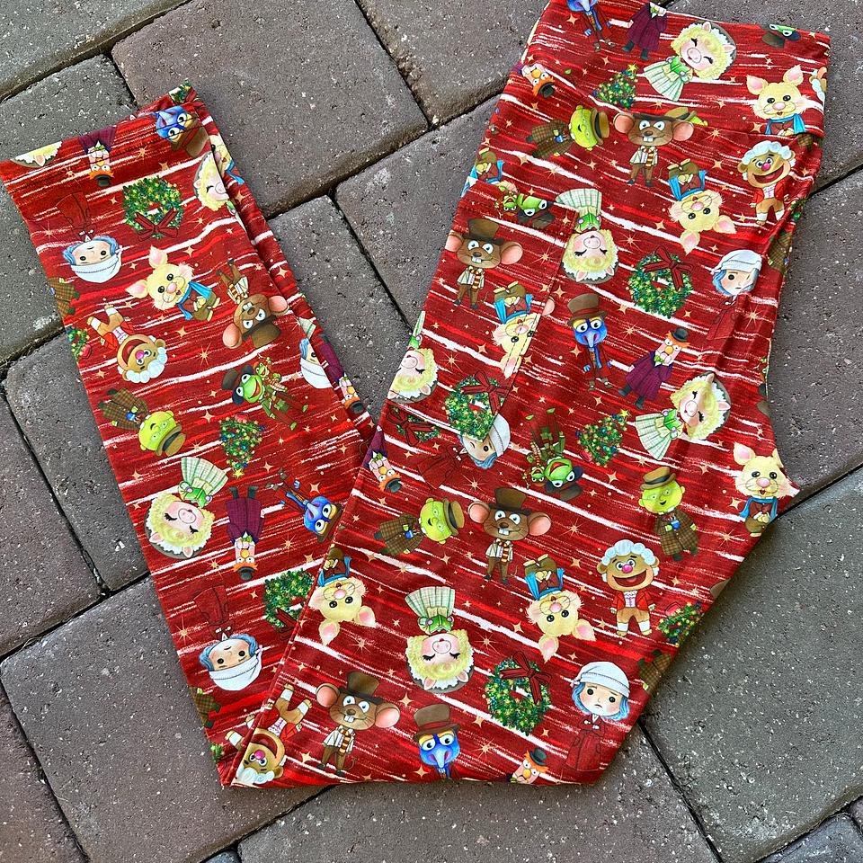 LuLaRoe Minecraft Santa Claus Leggings Christmas Holiday Square Black Print  TC2 | eBay