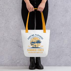 SURFING PARADISE Tote bag