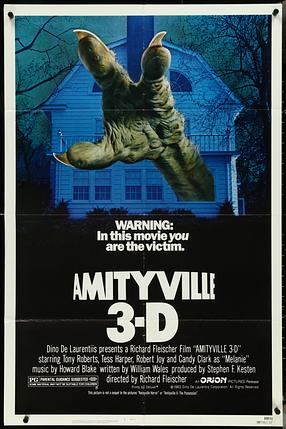 Amityville 3-D (1983) Original US One Sheet Movie Poster