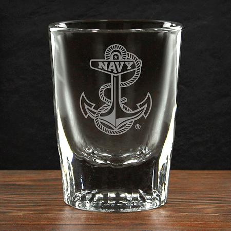 US Navy &#39;Build Your Glass&#39; 1.5 oz. Shot Glass
