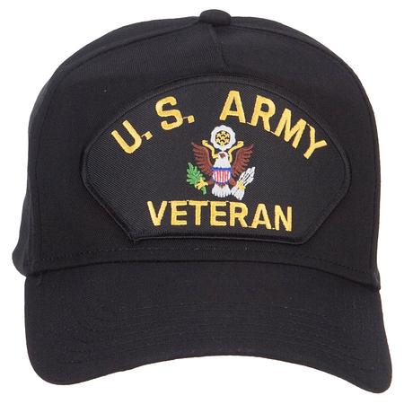 US Army Veteran Military Patched 5 Panel Cap