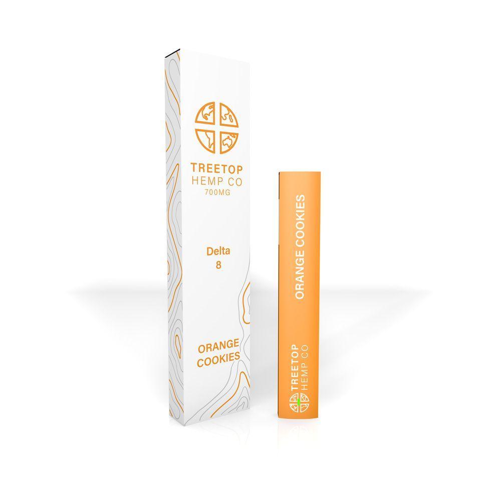 Treetop Hemp Co – Delta 8 Disposable Vape Pen (700mg) - Orange Cookies