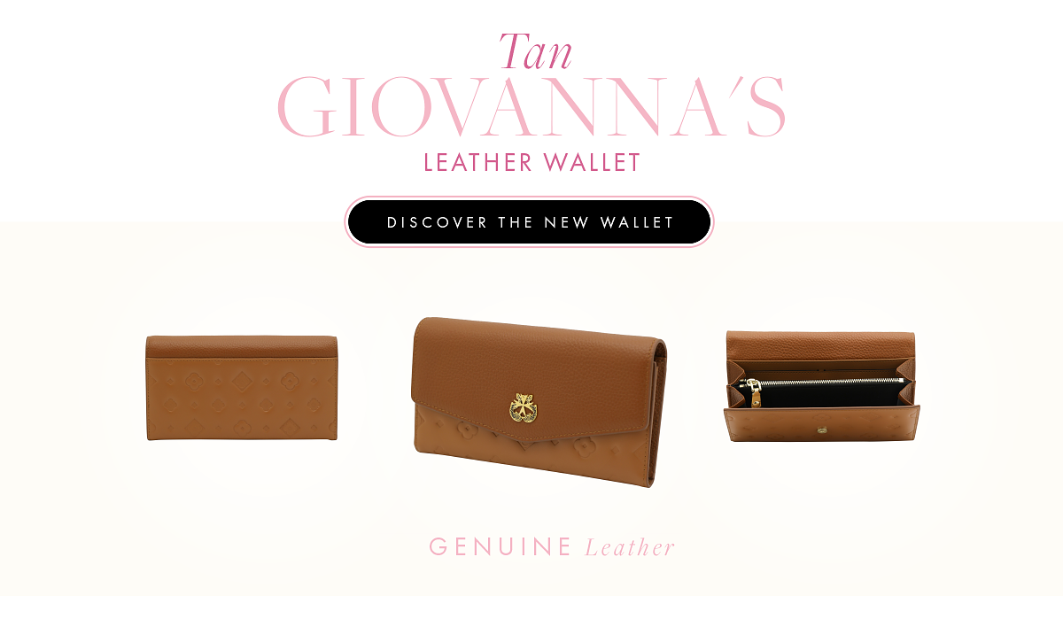 Tan LEATHER WALLET DISCOVER THE NEW WALLET 