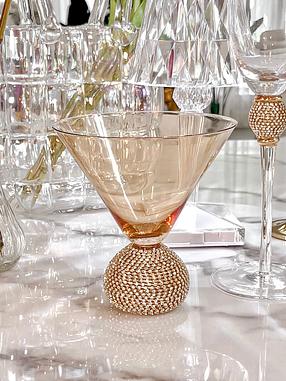 ‘100-Carat’ Diamond Champagne Flute Set of 2