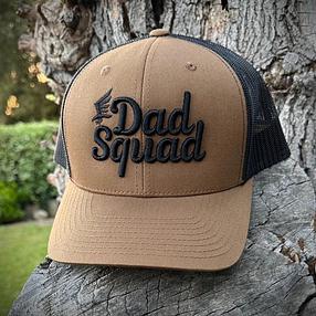 Dad Squad Mid Rise Trucker Cap - Nightingale