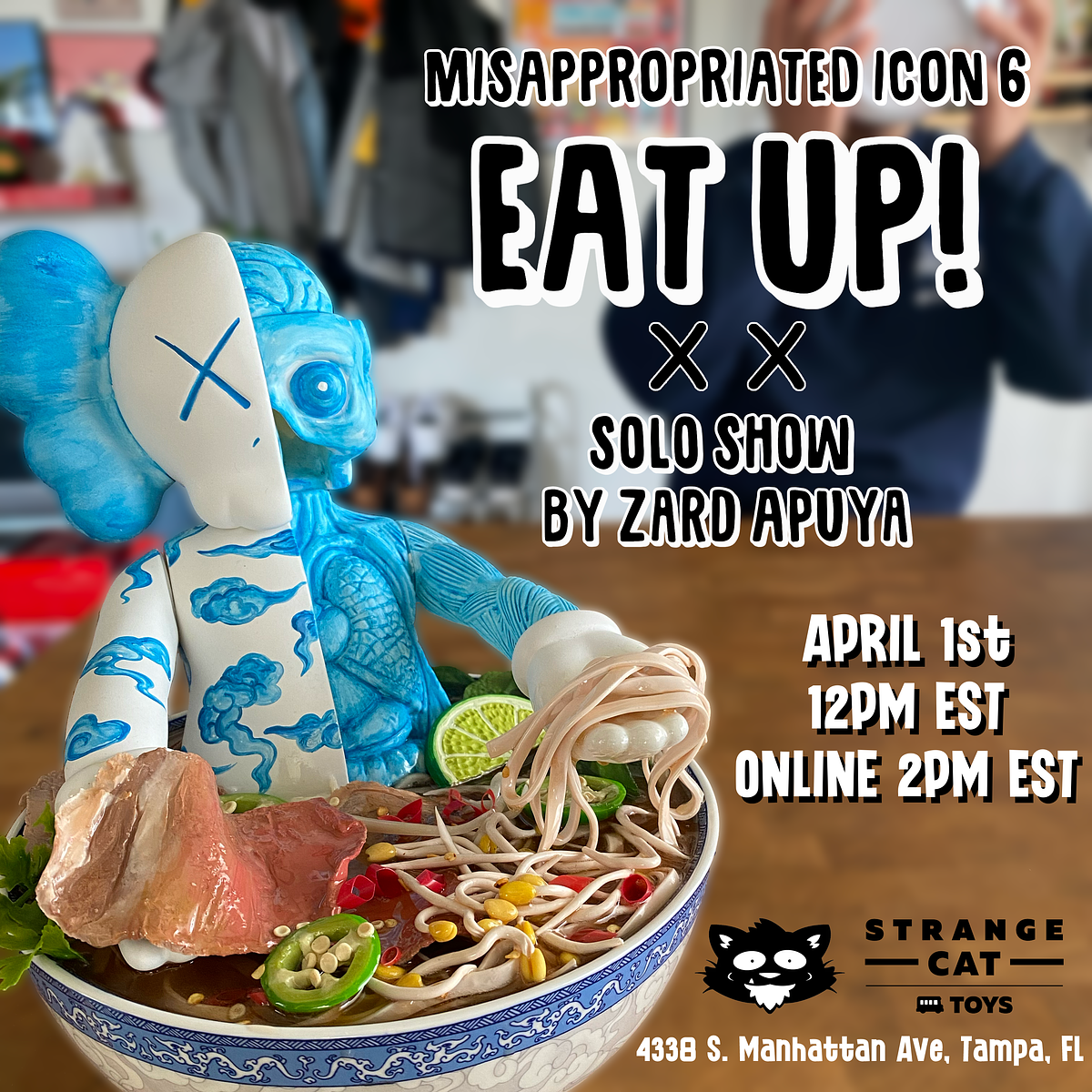 Misappropriated Icon 6 Eat Up - No Face Feast by Zard Apuya – Strangecat  Toys