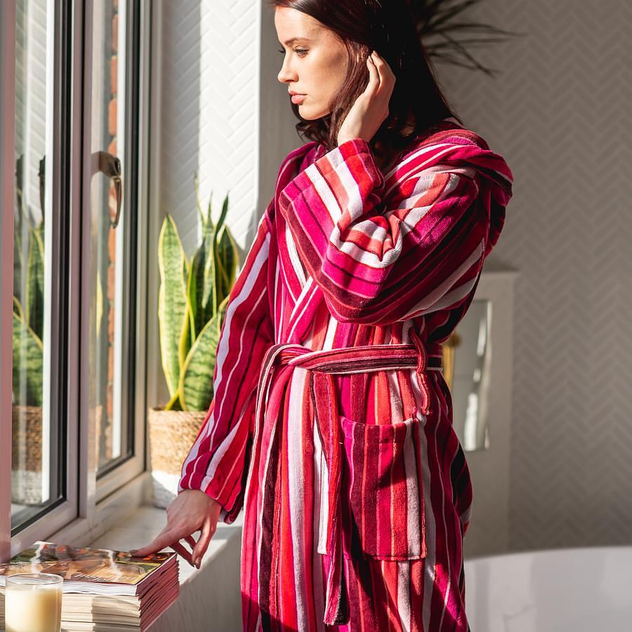 Women's Extra Long Bathrobe - Chicago