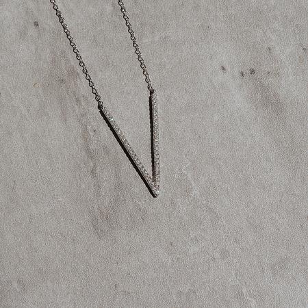 Cora Moissanite &quot;V&quot; Necklace Pre-Order