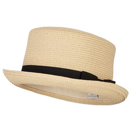 Paper Straw Fedora Top Hat