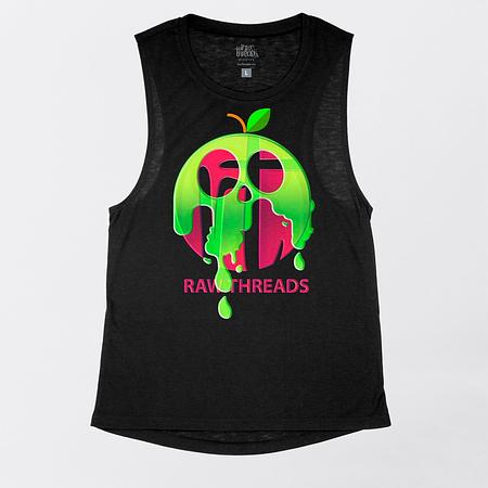 Poison Apple Raw Threads Logo Flowy Tank