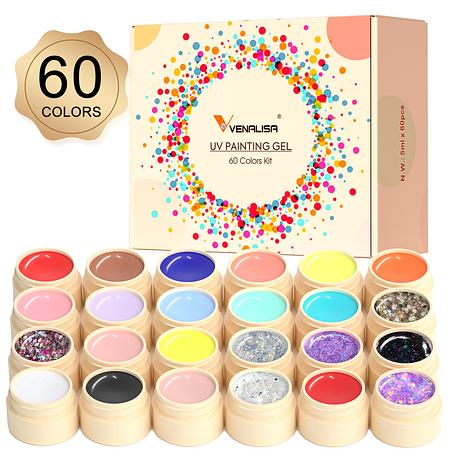 Painting Gel 60 Colors Kit