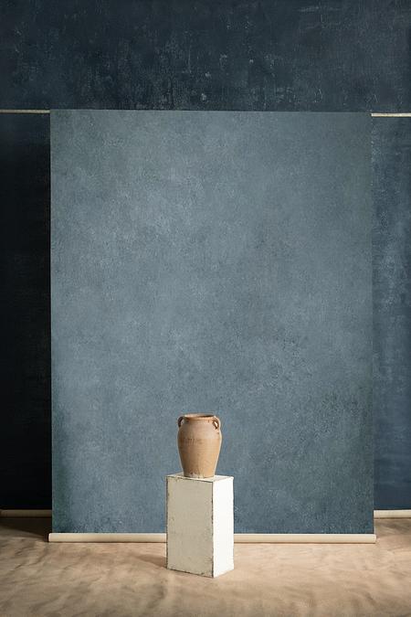 Clotstudio Grey Blue Textured Hand Painted Canvas Backdrop #clot498