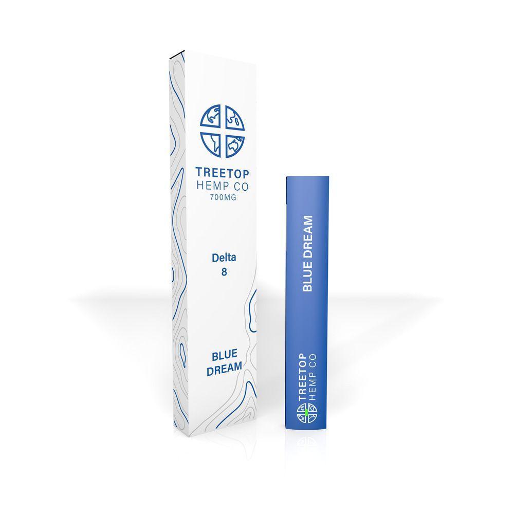 Treetop Hemp Co – Delta 8 Disposable Vape Pen (700mg) - Blue Dream