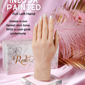 I o Full Left Hand Inessais our faiest skin tone. r With acool-pink undertone. 