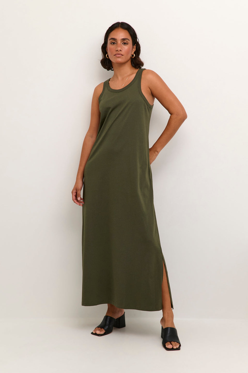 Kaffe - Green Dress - Kaditte