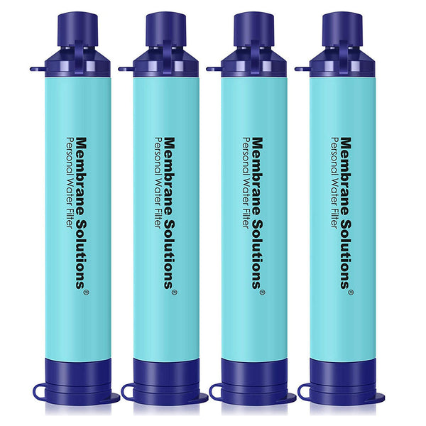 Membrane Solutions Personal Straw Water Filter For Camping, Hiking, Survival, Travel