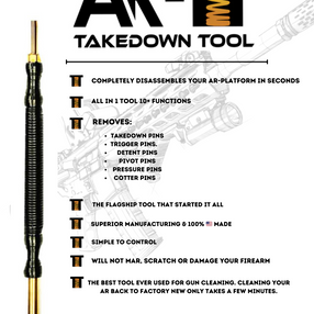 The AR-Takedown Tool  - The only AR-Platform tool needed (AR-TT )