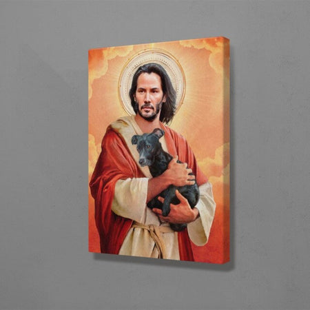 Meme Keanu Reeves - Canvas Wall Art Painting