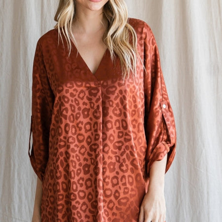 Seasonal Sounds Leopard Top (2 colors)