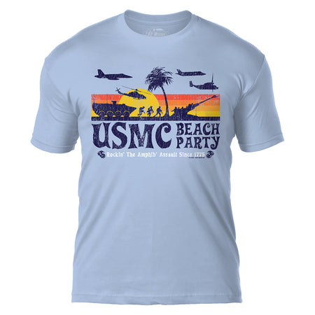 USMC &#39;Beach Party&#39; 7.62 Design Battlespace Men&#39;s T-Shirt