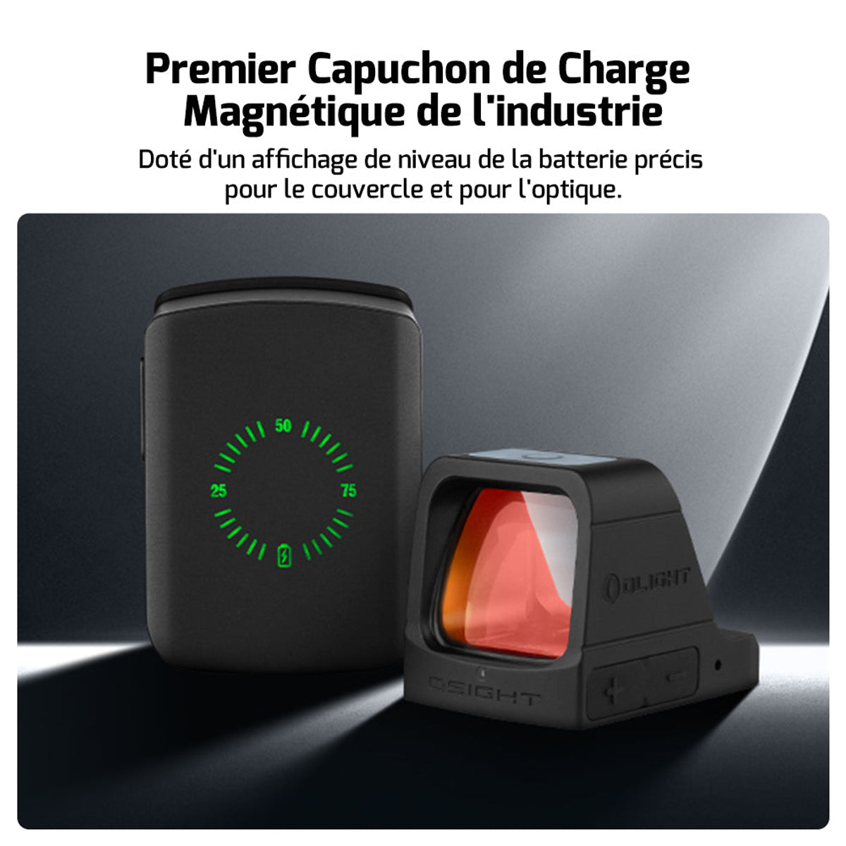 Olight Osight Viseur point rouge/vert 3MOA rechargeable
