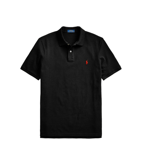 CLASSIC FIT MESH POLO SHIRT BLACK