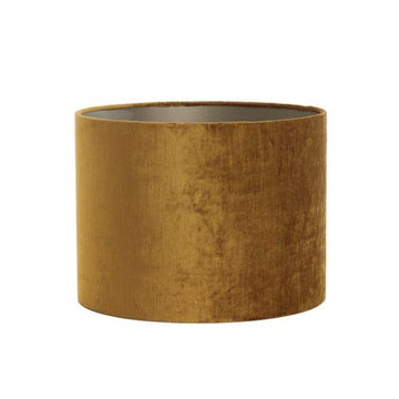 Cilinder Lampenkap - Gemstone - Goud - 30cm