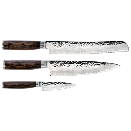 Shun Premier Chef&#39;s, Bread and Paring Knife Set