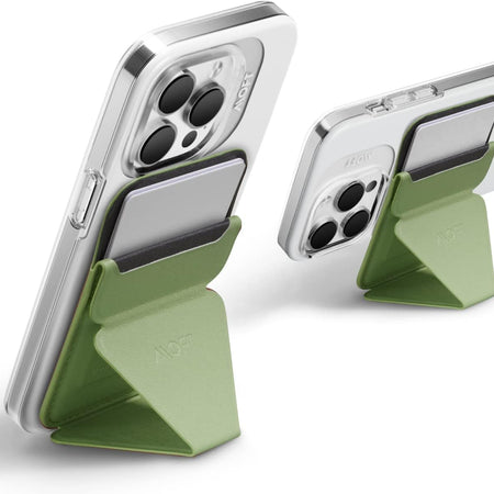 Snap Magnetic Phone Stand Magsafe Compatible Wallet for iPhone with 3 Viewing