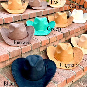 Premium Suede Cowboy Hat
