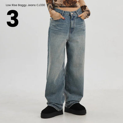 Low Rise Baggy Jeans CJ330