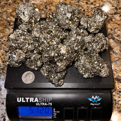 MOTHER&#39;S DAY SALE!! PYRITE Rough (Mixed Sizes) - 5 POUND LOT
