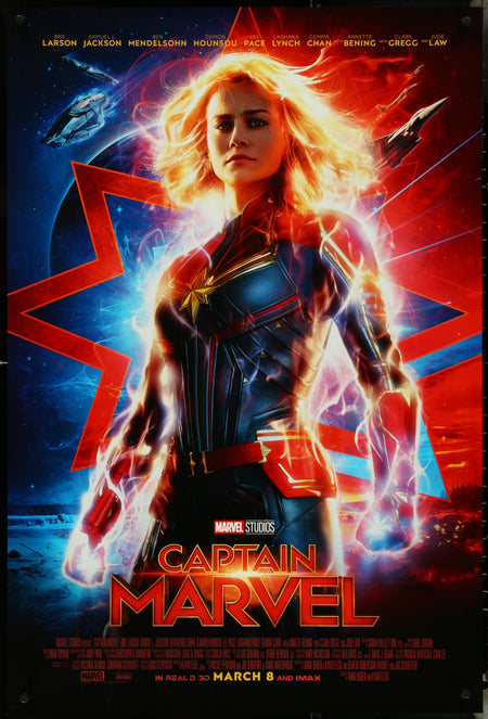 Captain Marvel (2019) Original US One Sheet Movie Poster