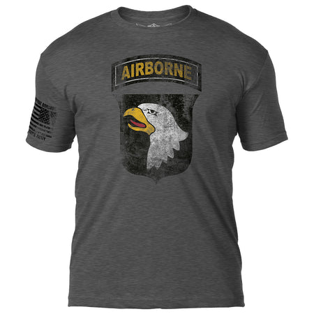 Army 101st Airborne &#39;Distressed&#39; 7.62 Design Battlespace Men&#39;s T-Shirt